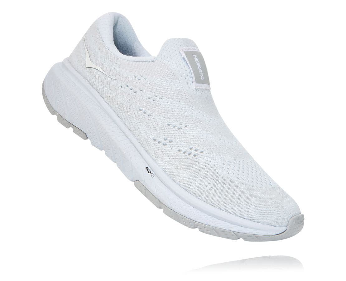 Hoka One One Cavu 3 Slip Damen Wanderschuhe Weiß | (DE-6702EWUNS)